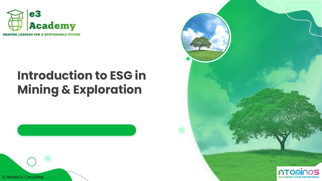 ESG in Mining and Exploration
